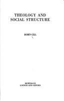 Cover of: Theology and social structure