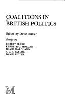 Coalitions in British politics