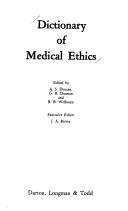 Dictionary of medical ethics