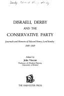 Cover of: Disraeli, Derby, and the Conservative Party by Edward Henry Stanley Earl of Derby