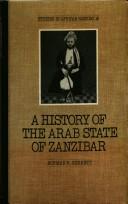 Cover of: A history of the Arab State of Zanzibar