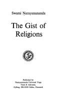 Cover of: The gist of religions