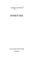 Cover of: Sonetter