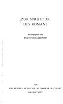 Cover of: Zur Struktur des Romans