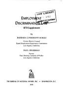 Employment discrimination law by Barbara Lindemann, Paul Grossman
