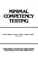 Cover of: Minimal competency testing