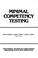 Cover of: Minimal competency testing