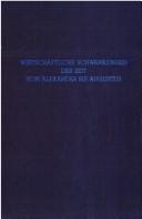 Cover of: Wirtschaftliche Schwankungen der Zeit von Alexander bis Augustus