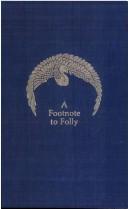 Cover of: A footnote to folly: reminiscences of Mary Heaton Vorse.