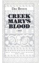 Cover of: Creek Mary's blood: a novel