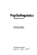 Cover of: Psycholinguistics