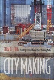 Cover of: City Making by Gerald E. Frug