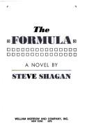 Cover of: The formula by Steve Shagan