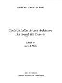 Cover of: Studies in Italian art and architecture, 15th through 18th centuries