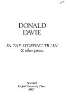 Cover of: In the stopping train & other poems
