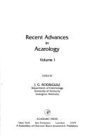 Recent advances in acarology