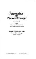 Cover of: Approaches to planned change