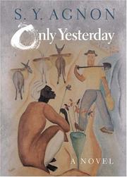 Cover of: Only Yesterday: a novel