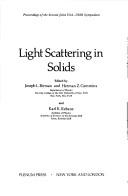 Light scattering in solids