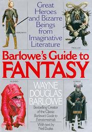 Cover of: Barlowe's guide to fantasy by Wayne Douglas Barlowe
