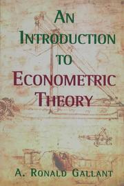 An introduction to econometric theory : measure-theoretic probability and statistics with applications to economics