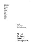 Models for water quality management