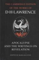 Cover of: Apocalypse and the writings on Revelation by David Herbert Lawrence