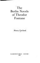 Cover of: The Berlin novels of Theodor Fontane