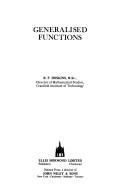 Cover of: Generalised functions