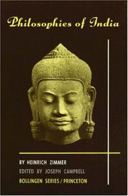 Cover of: Philosophies of India by Heinrich Robert Zimmer