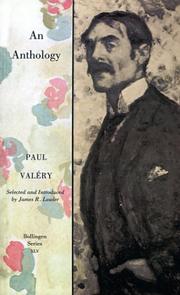 Paul Valéry, an anthology by Paul Valéry
