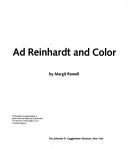 Cover of: Ad Reinhardt and color by Margit Rowell