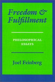 Freedom and Fulfillment by Joel Feinberg