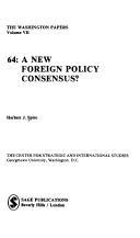 Cover of: A new foreign policy consensus?