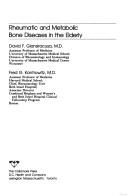 Cover of: Rheumatic and metabolic bone diseases in the elderly