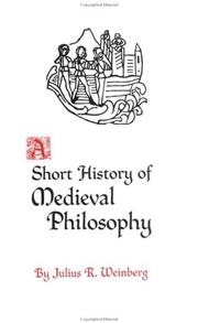 Cover of: A Short History of Medieval Philosophy