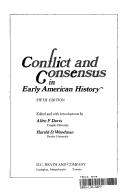 Cover of: Conflict and consensus in early American history