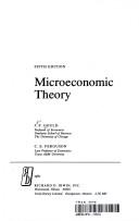 Cover of: Microeconomic theory