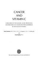 Cover of: CANCER AND VITAMIN C by Cameron, Ewan.