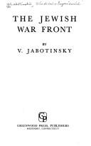 Cover of: The Jewish war front
