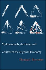 Cover of: Multinationals, the state, and control of the Nigerian economy