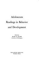 Cover of: Adolescents: readings in behavior and development