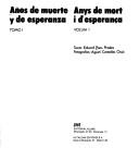 Cover of: Años de muerte y de esperanza =: Anys de mort i d'esperança