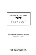 Cover of: Farabeuf by Salvador Elizondo