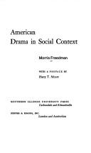 Cover of: American drama in social context.