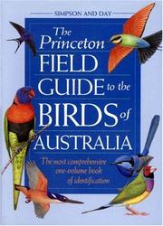 Cover of: The Princeton field guide to the birds of Australia