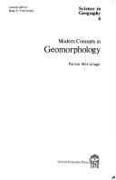 Modern concepts in geomorphology