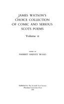 James Watson's choice collection of comic and serious Scots poems. Vol. 2