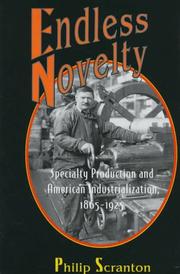 Cover of: Endless novelty: specialty production and American industrialization, 1865-1925