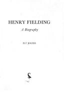 Cover of: Henry Fielding: a biography